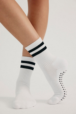 Super Stripe Pilates Grip Socks