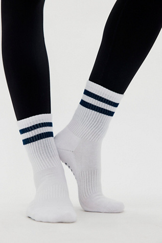 Chaussettes de Pilates à grip Super Stripe