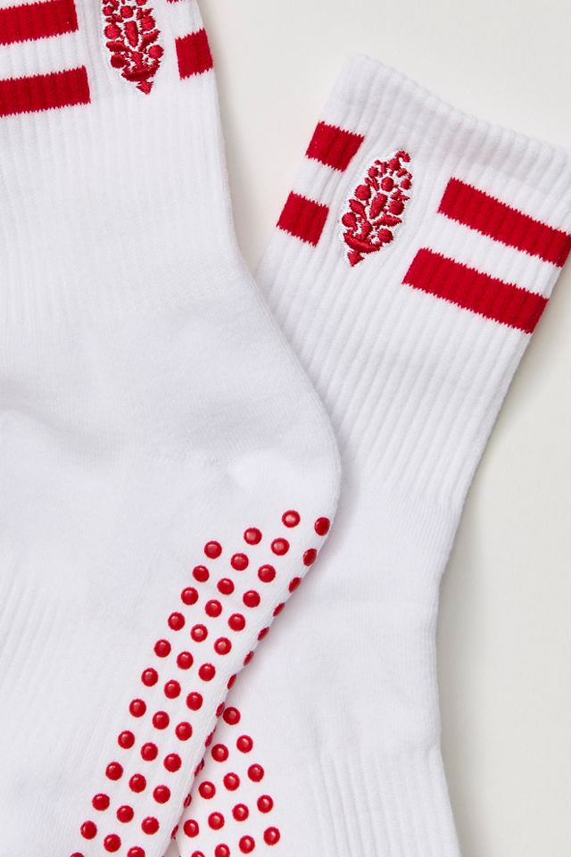 Super Stripe Pilates Grip Socks #1