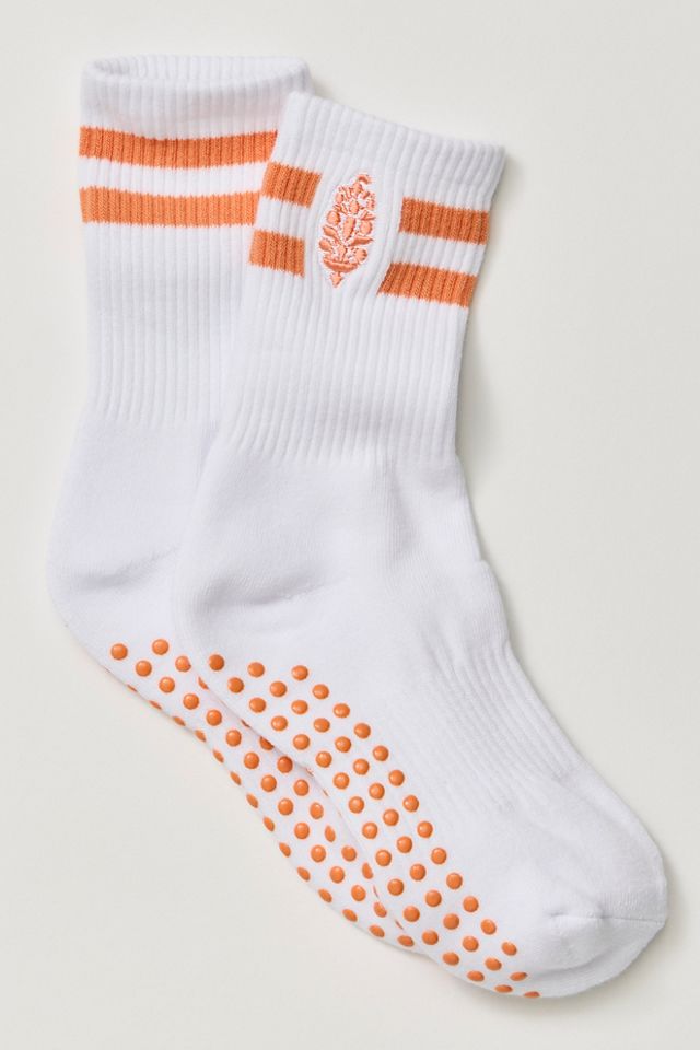 Super Stripe Pilates Grip Socks #5
