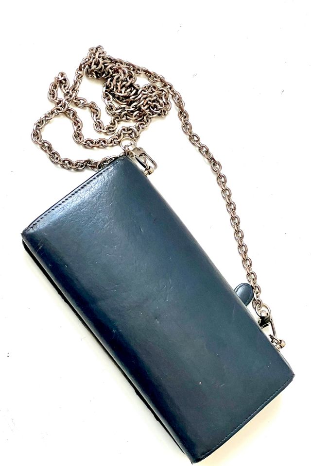 Vintage Balenciaga Leather Crossbody Bag or Wallet Selected by Anna Corinna #1