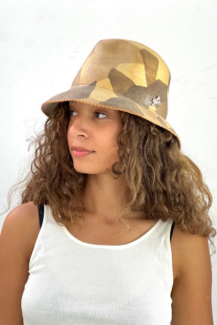 Женский головной убор Anna Corinna Vintage Hirohisa and Lewis Wool Felted Hat Selected, цвет: Коричневый
