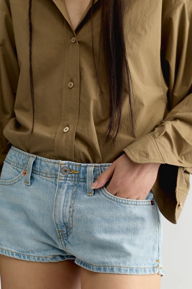 RE/DONE Denim Micro Shorts #3