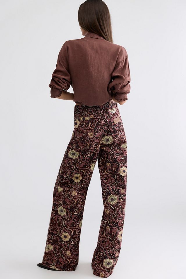 Wrangler Canyon Floral Wide-Leg Jeans #1