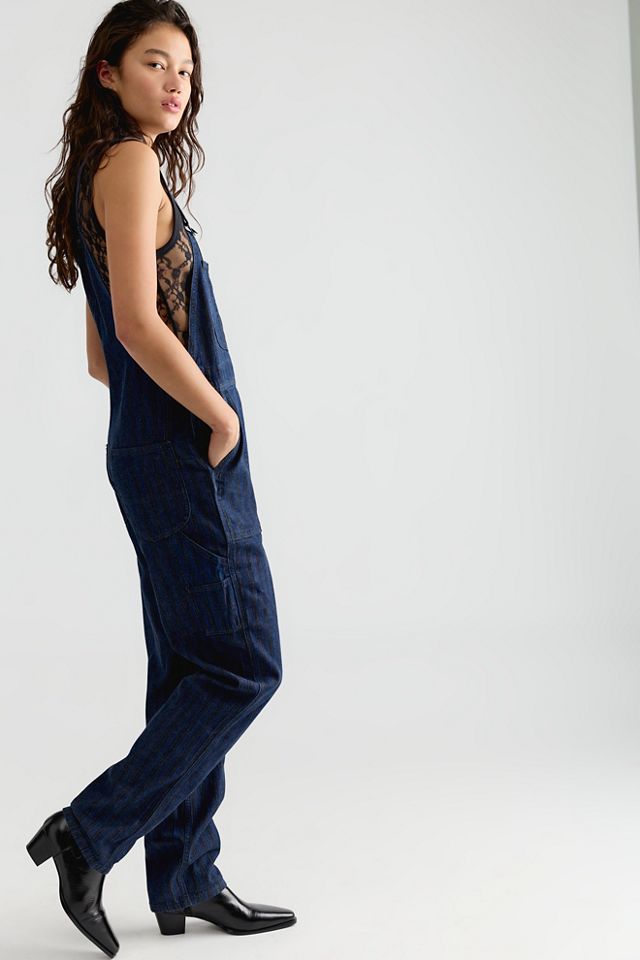 Lee Striped Slim Straight Overalls #2