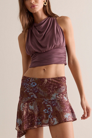 Motel Velanie Mini Slip Skirt