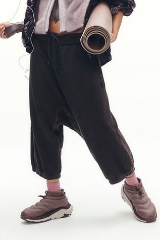 All In Cropped Harem Pants