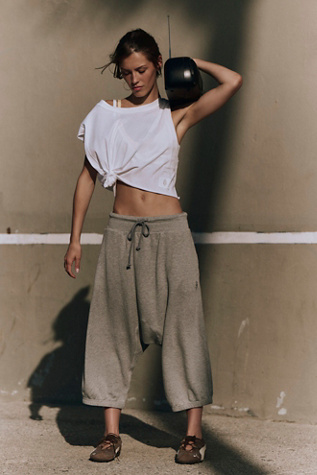 All In Cropped Harem Pants