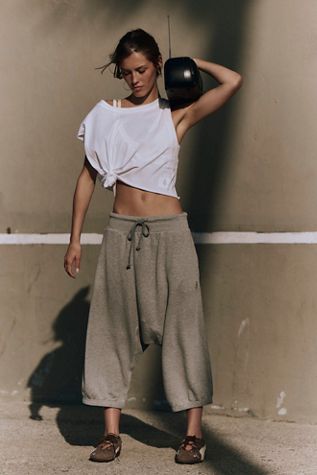 All In Cropped Harem Pants