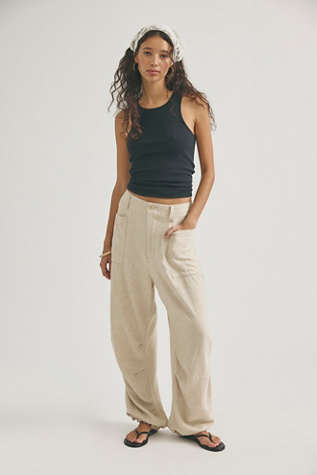 Bondi Sands Pull-On Trousers by Free People in White, Size: S