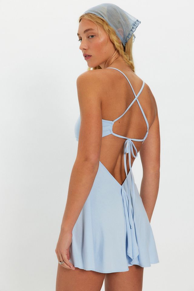 Frankies Bikinis Lulu Modal Mini Slip Dress | Free People