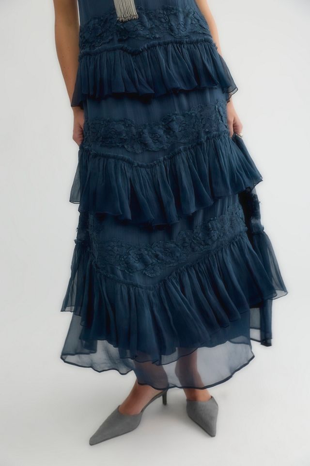 Nigel Preston Tiered Midi Dress #3
