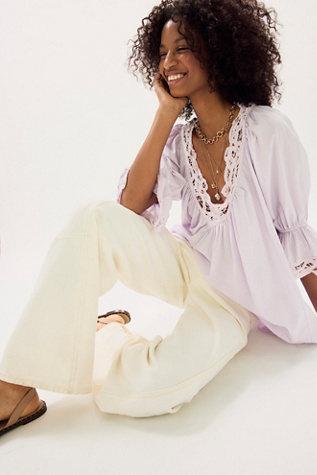 Sammi Tunic by Free People in Purple, Size: M