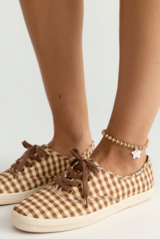 Baskets à lacets Champion Buffalo Plaid Keds pour FP