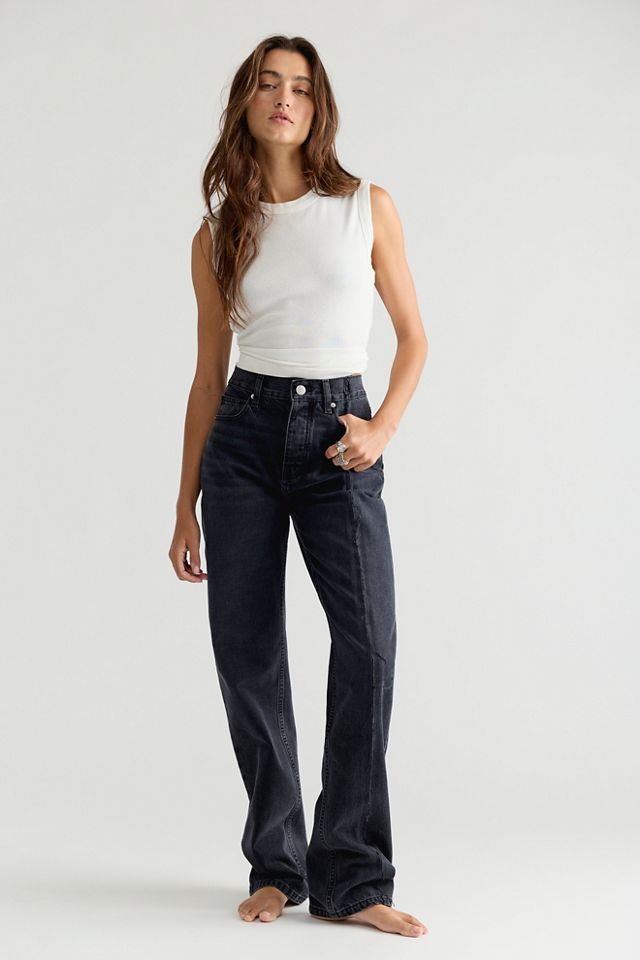 Dala Alley High-Rise Straight Jeans #3