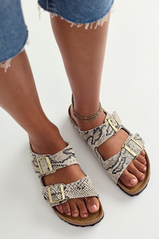 Sandales Arizona à imprimé serpent Birkenstock