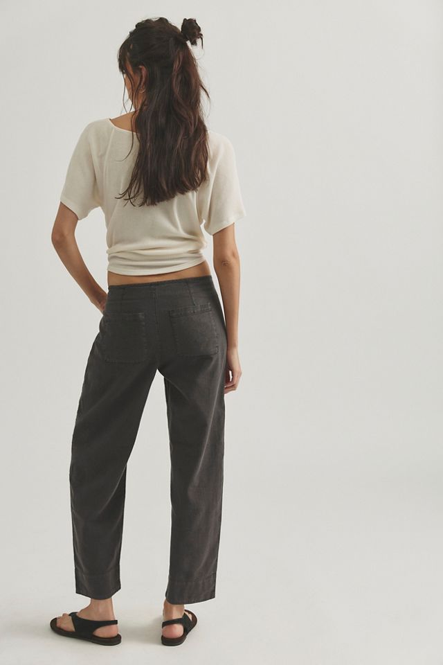 Amelia Side-Tie Linen Pants #1