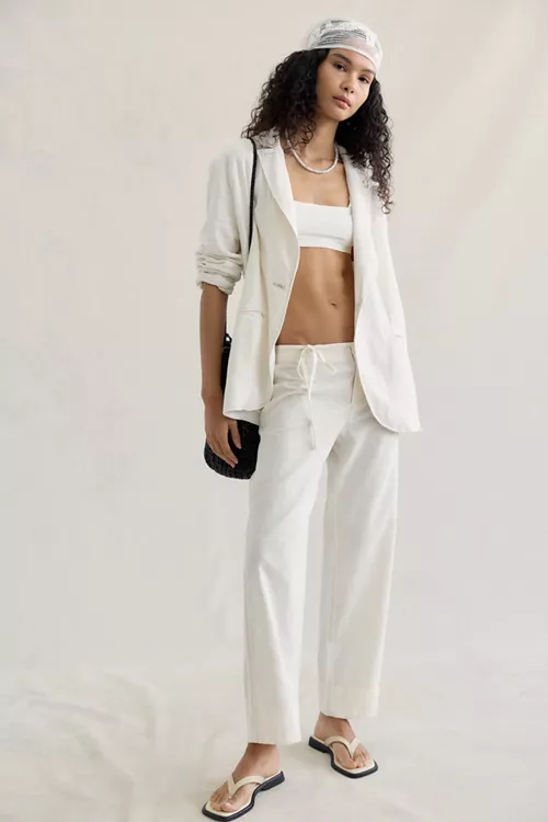 Amelia Side-Tie Linen Pants