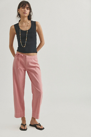 Amelia Side-Tie Linen Pants