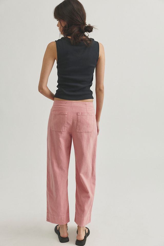 Amelia Solid Tie Trousers #1