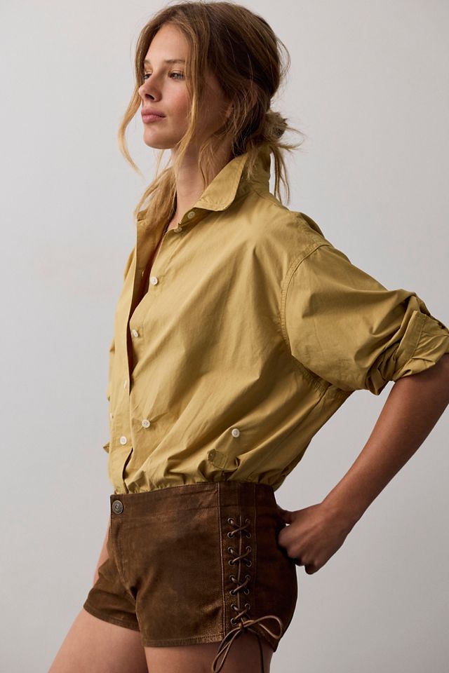 We The Free Sun Siren Vegan Suede Micro Shorts #2