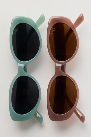 Marley Polarized Sunglasses by I SEA at Free People in Black