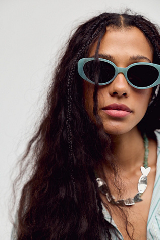 Marley Polarized Sunglasses by I SEA at Free People in Black