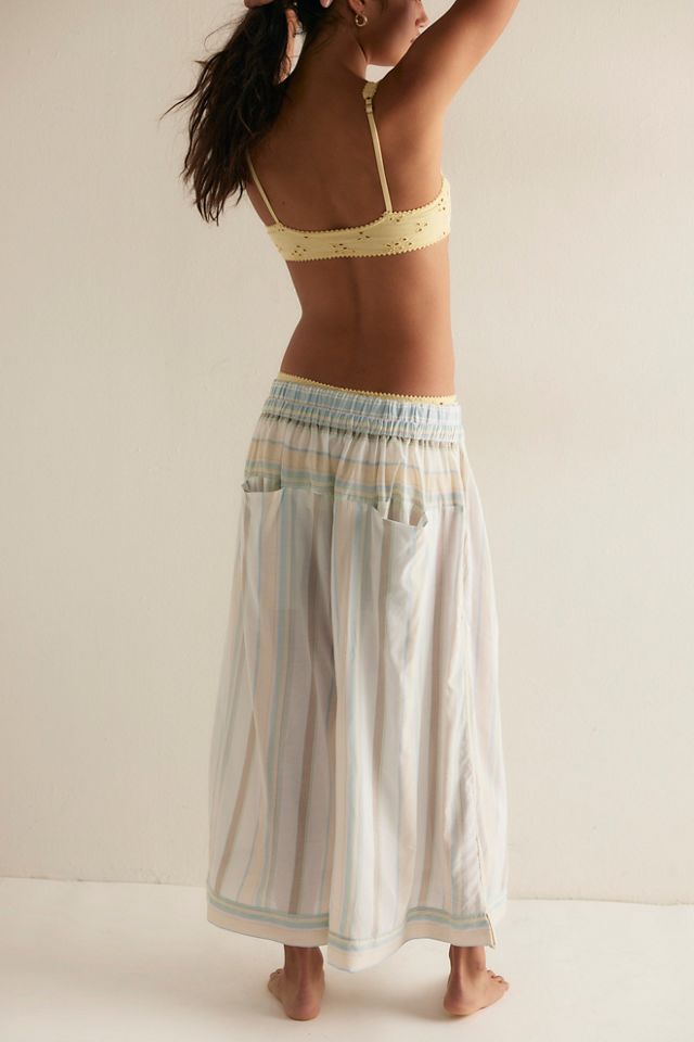 Enjoy the Stripe Gaucho Pants | Free People