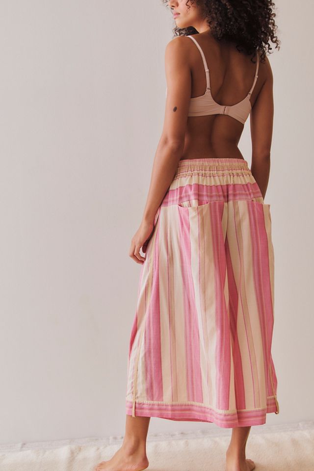 Enjoy the Stripe Gaucho Pants | Free People