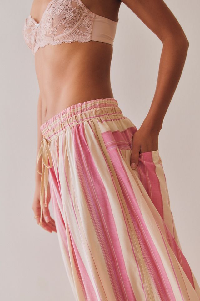 Enjoy the Stripe Gaucho Pants | Free People