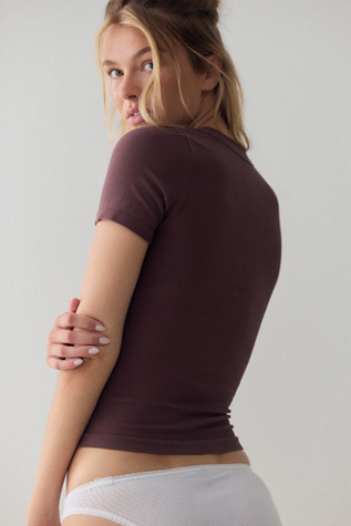Женская футболка Intimately Simply Soft, цвет: Коричневый каменный — фото 2