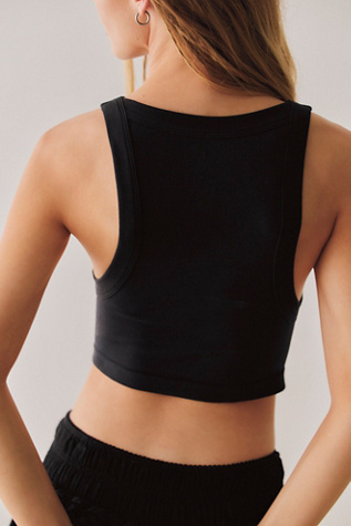 Женский топ Intimately Simply Soft Low-Arm Crop Top, цвет: Чёрный — фото 2