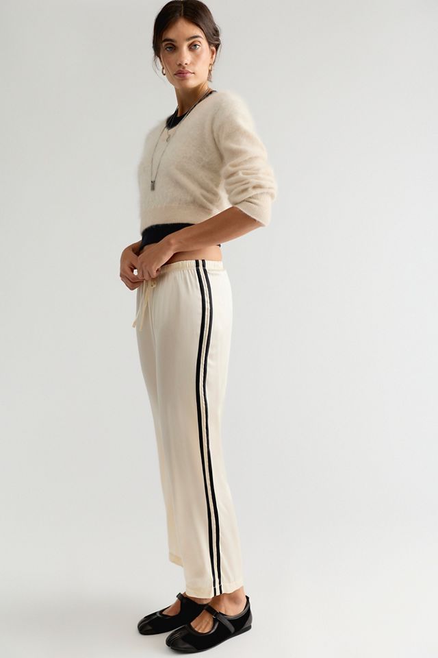 DONNI. The Silk Stripe Crop Pants #2