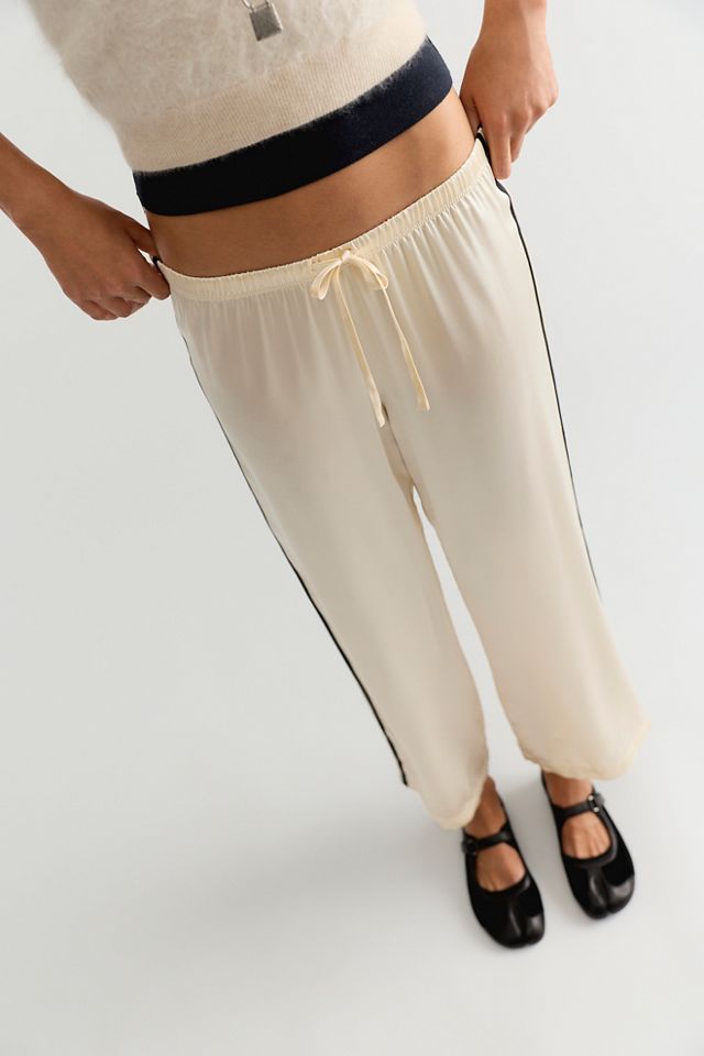 DONNI. The Silk Stripe Crop Pants #3
