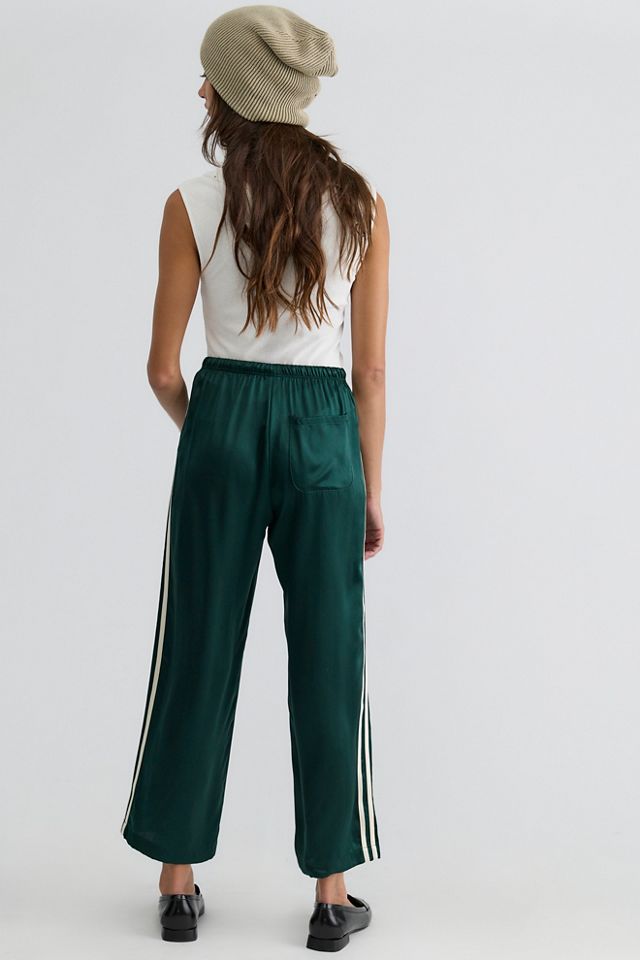 DONNI. The Silk Stripe Crop Pants #1