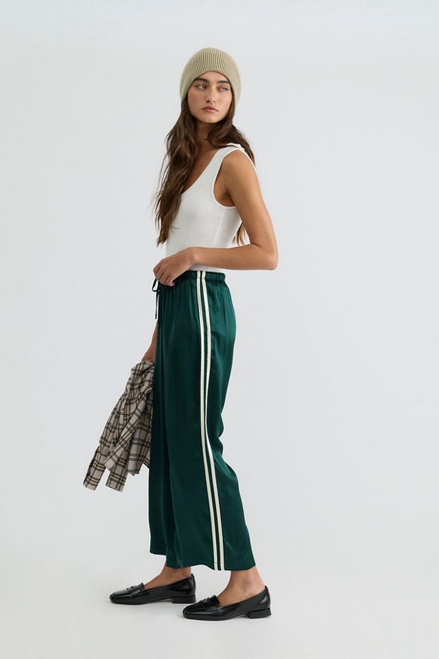 DONNI. The Silk Stripe Crop Pants #2