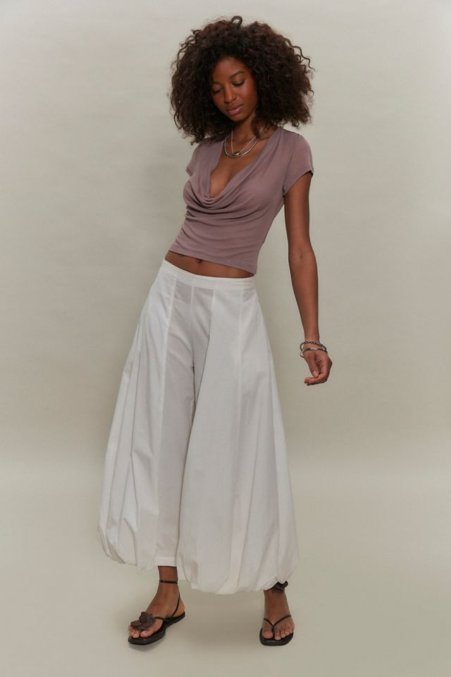 Air Sign Cowl-Neck Tee #2