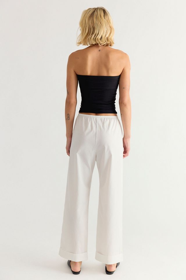 DONNI. Pop Pinstripe Simple Pants #1