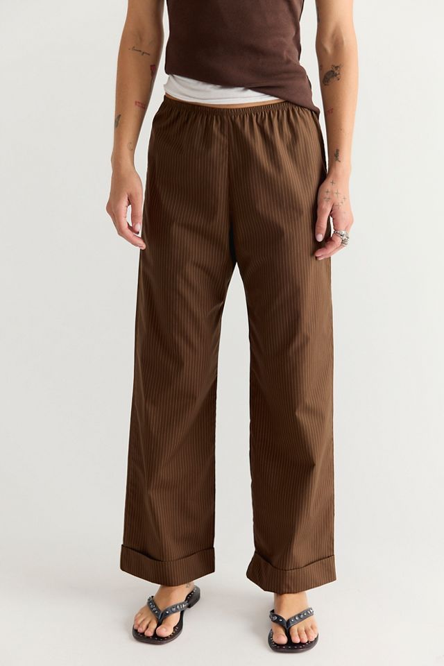Pantalon simple à fines rayures Pop DONNI. #2