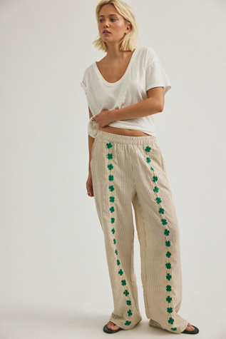 Sissel Edelbo Wenke Pants at Free People in White, Size: S-M/P-M
