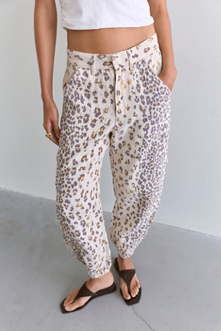 Женские брюки Citizens of Humanity Ciela Printed Balloon Utility, цвет: Cheetah — фото 3