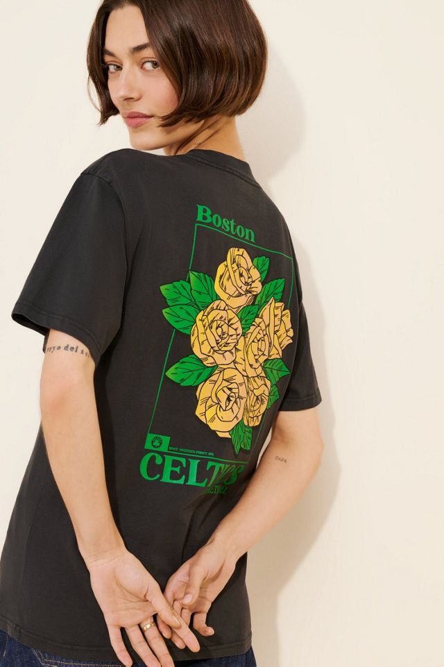 The Wild Collective Boston Celtics Basketball Graphic Tee #1