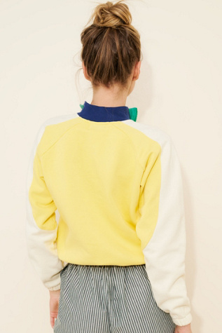 Bobo Choses Colorblock Zipper Sweatshirt