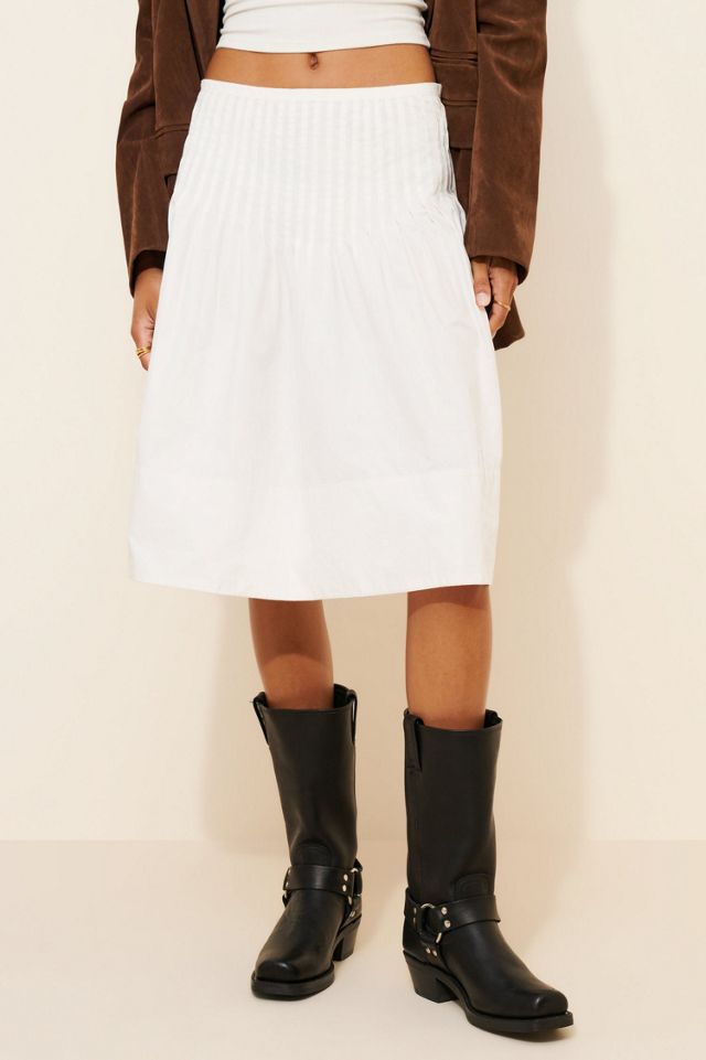 Peyton Pintuck Midi Skirt #4