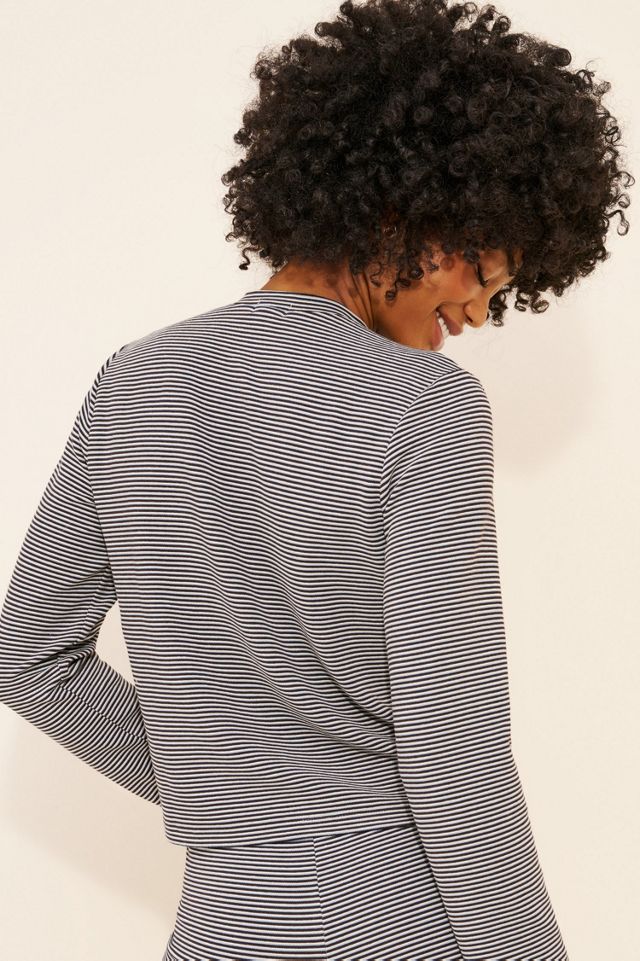 Nuuly x Donni Baby Stripe Rib Cardigan #3