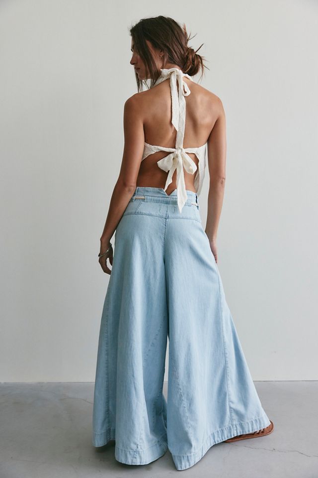 We The Free Harbor Wrap Wide Leg Jeans #1