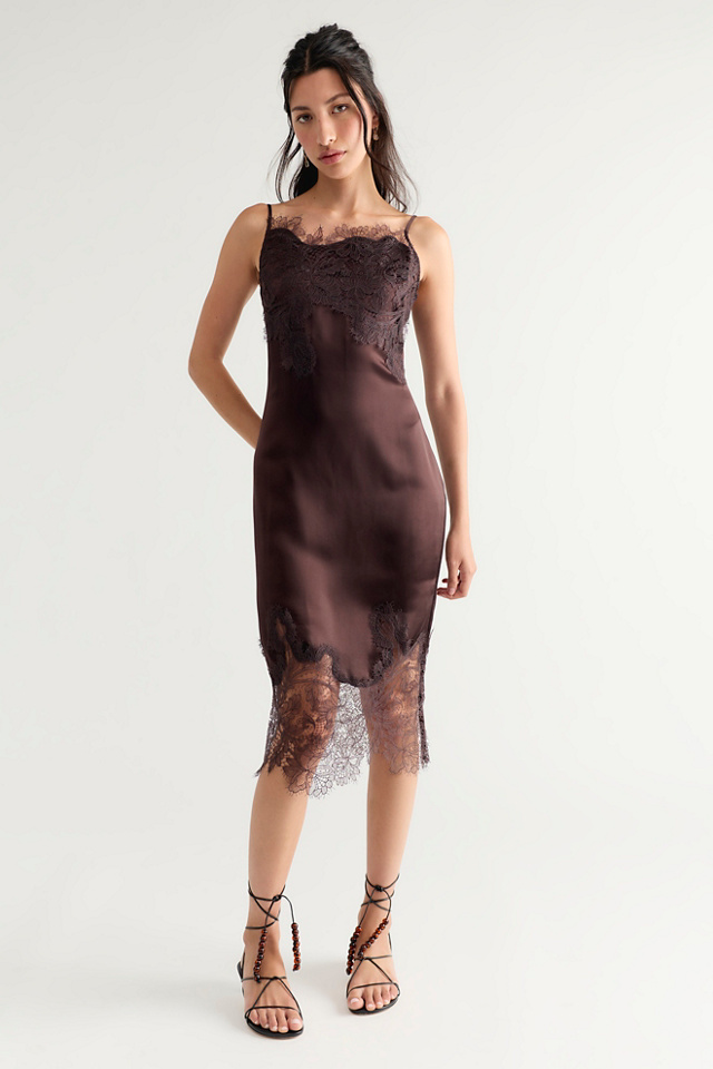 Shona Joy Lucia Lace Midi Dress