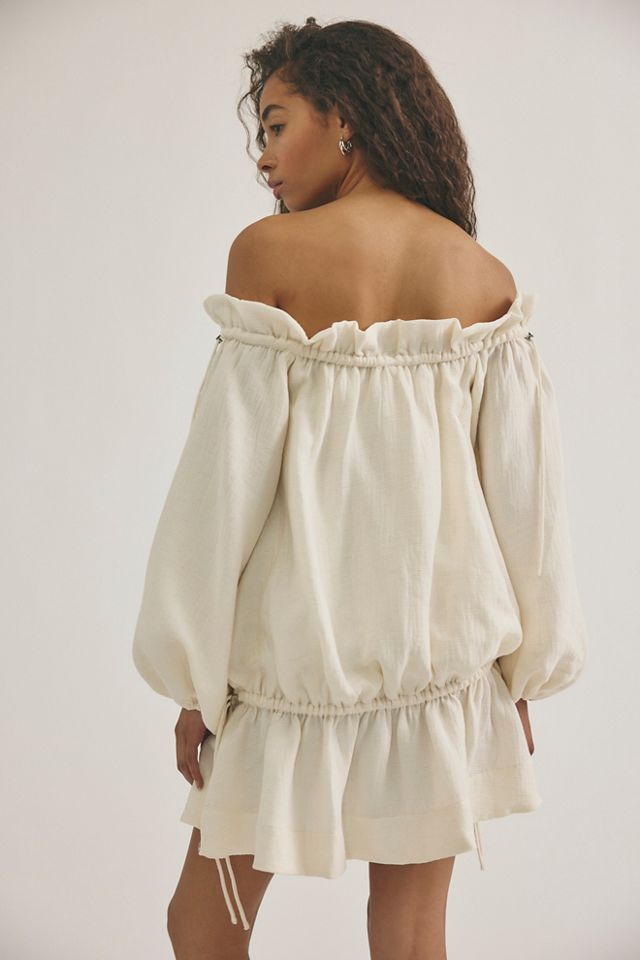 Shona Joy Jasper Off-The-Shoulder Mini Dress #1