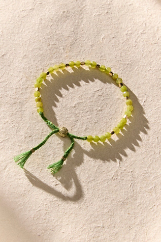 FP x Sun Moon Rain Bracelet at Free People in Lemon Quartz Signature