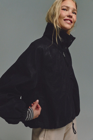 We The Free Chelsea Vegan Suede Funnel-Neck Jacket